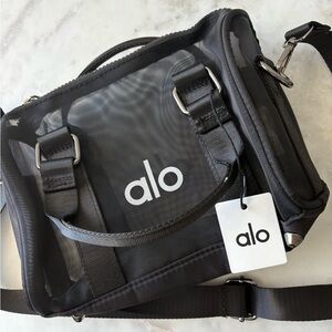 ALO Yoga Charcoal Messenger Bag